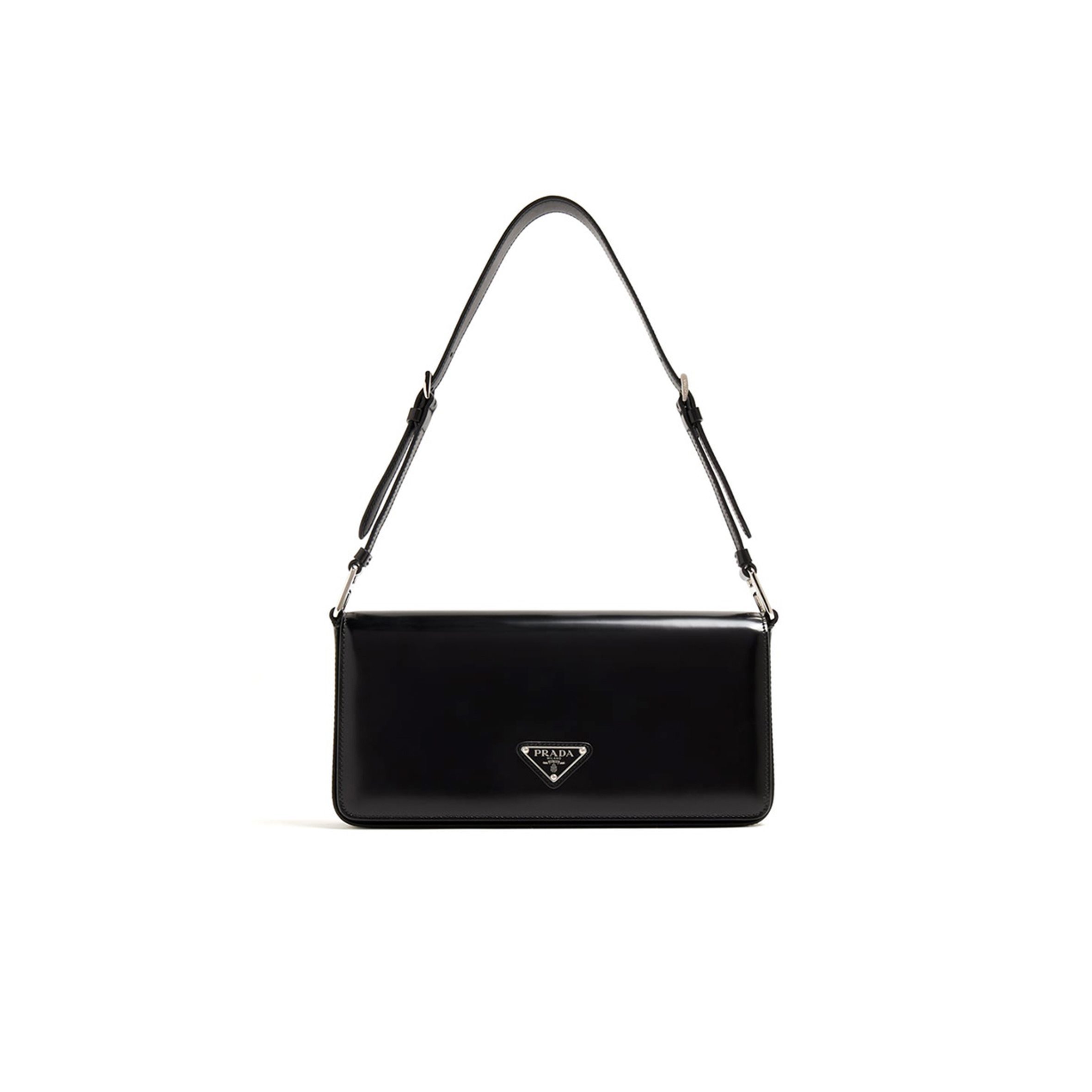 Pra*a femme brushed-leather shoulder bag 1bd323 (26*12*4.8cm)